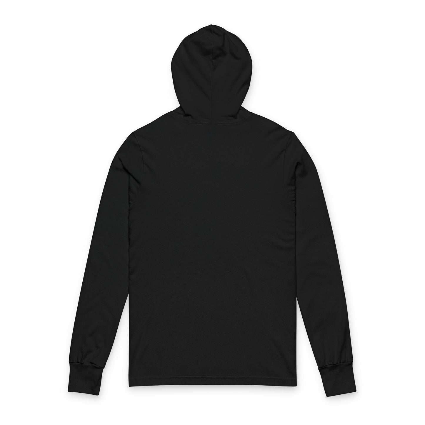 Hooded Long Sleeve Tee — Lightweight White Hoodie Tee