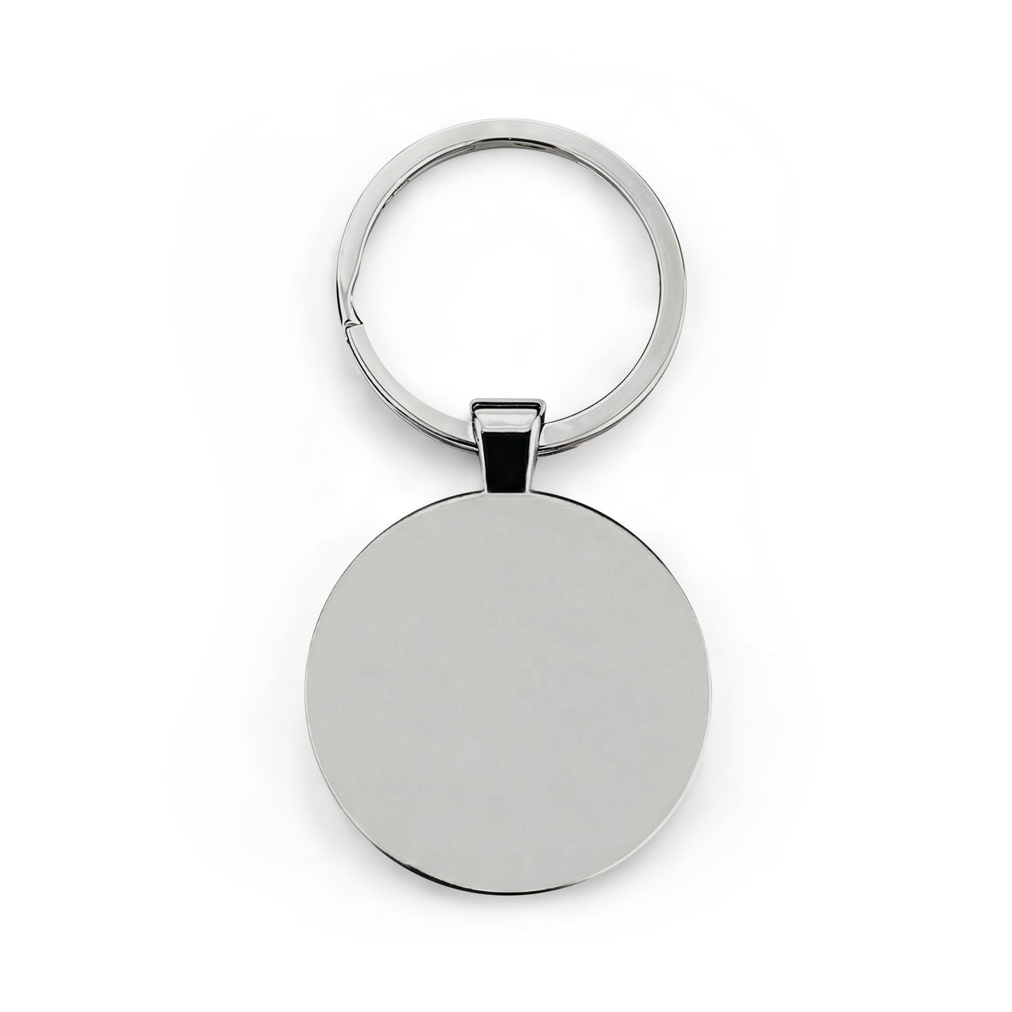 QC Bible Stainless Steel Round Keychain