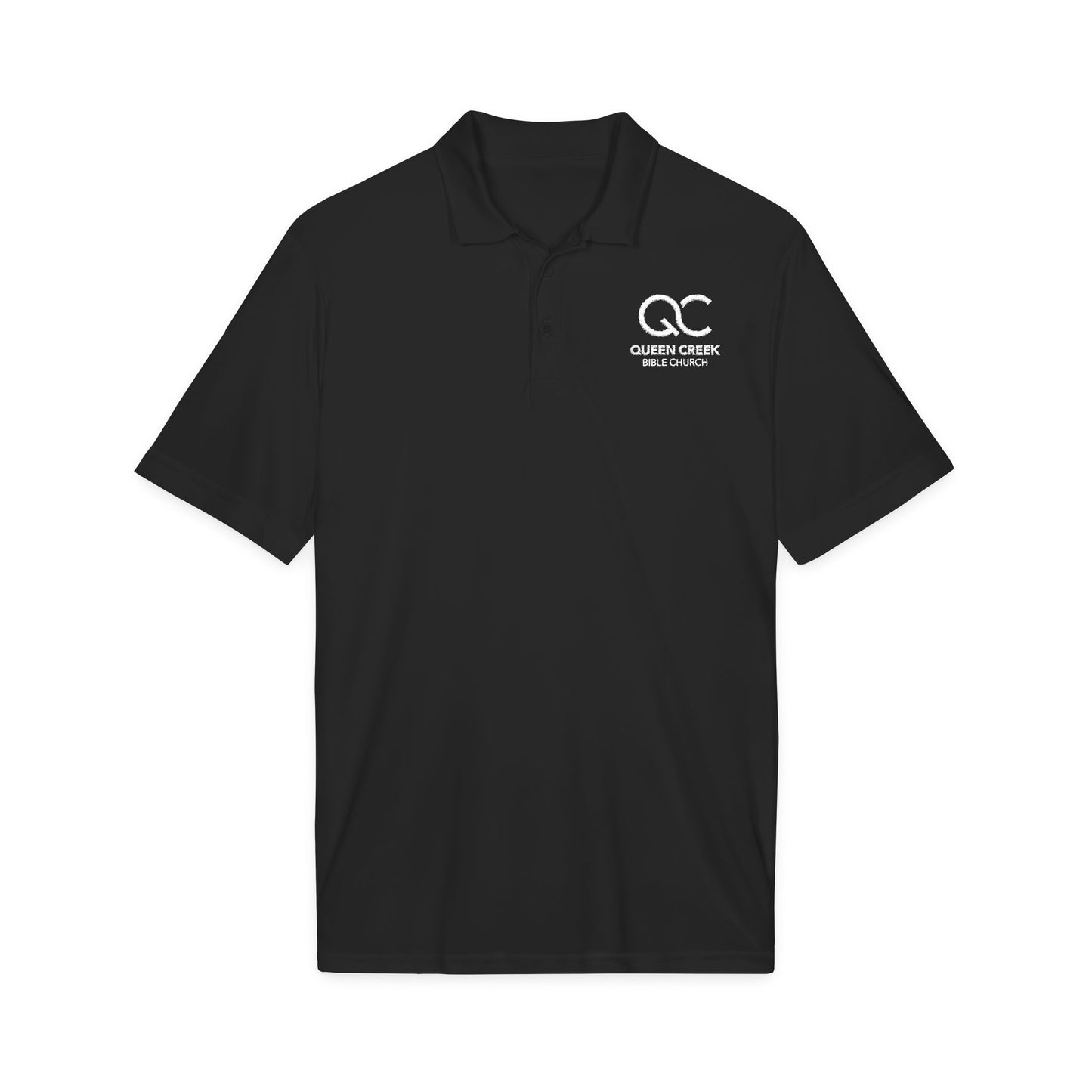 QC Bible Embroidered Performance Polo