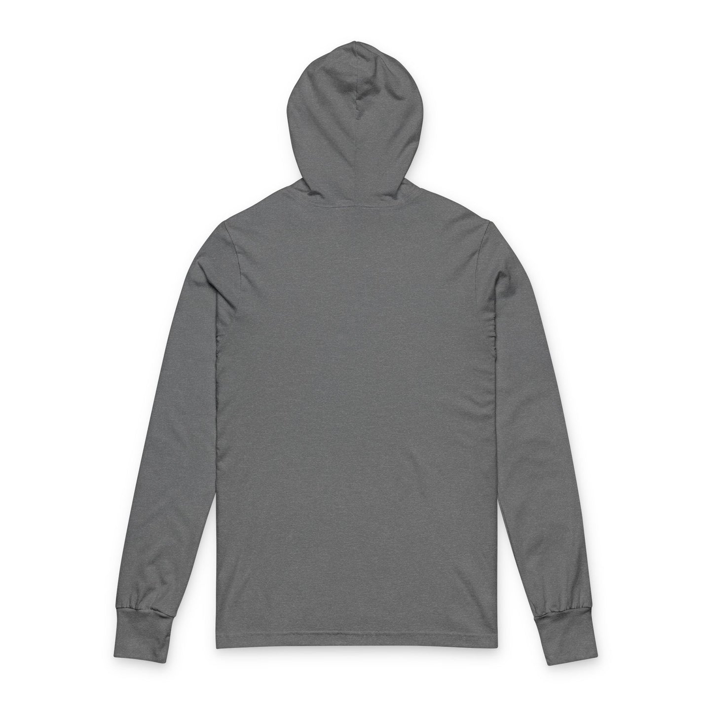 Hooded Long Sleeve Tee — Lightweight White Hoodie Tee