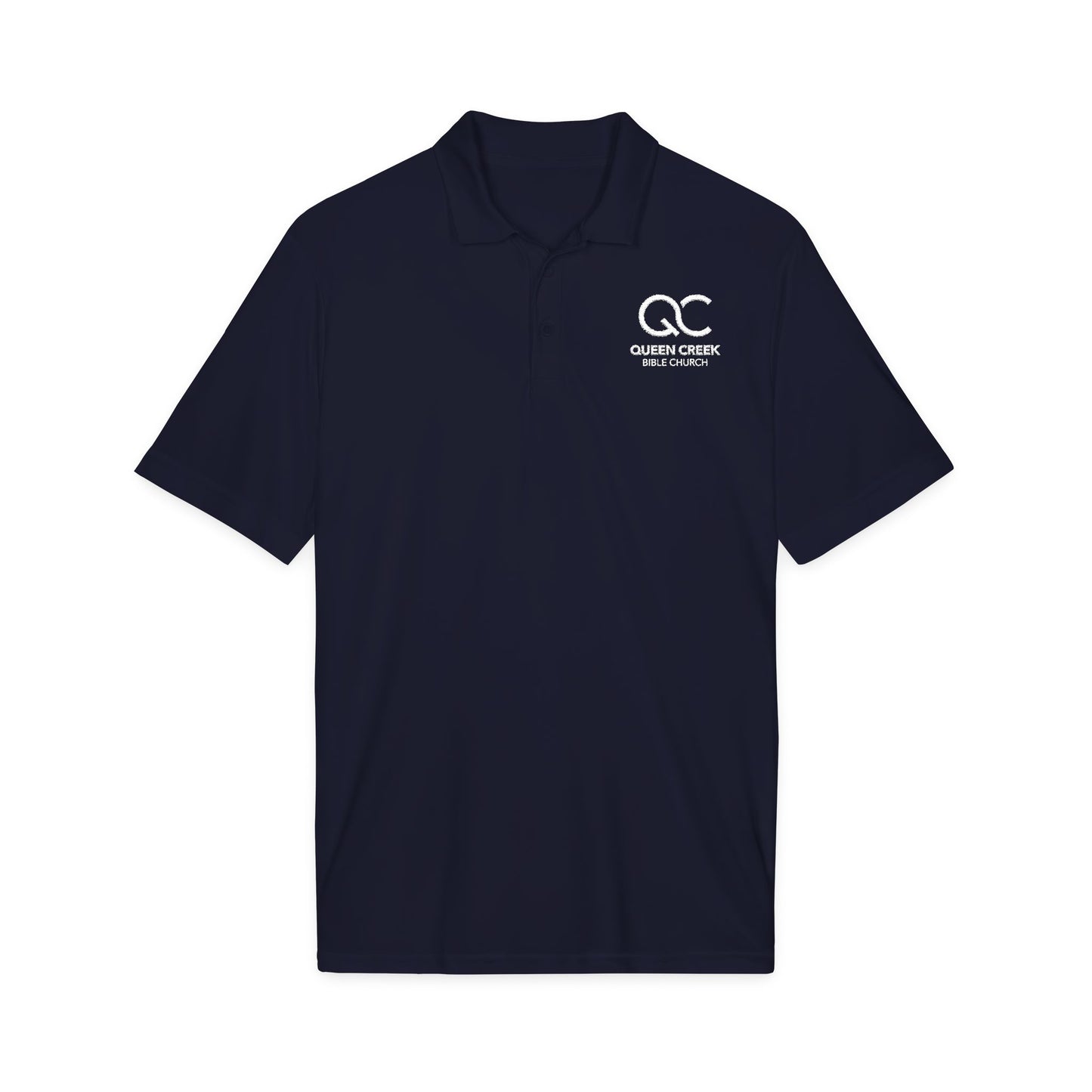 QC Bible Embroidered Performance Polo