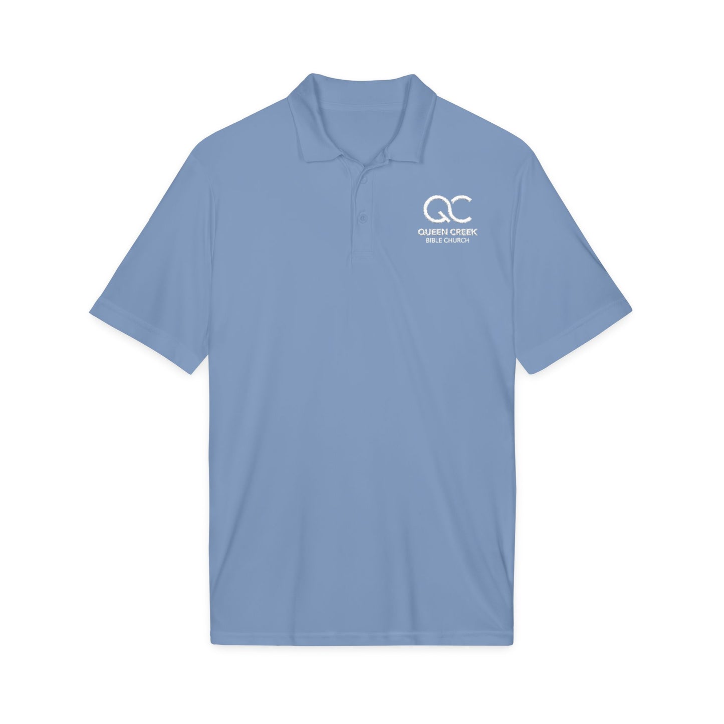QC Bible Embroidered Performance Polo